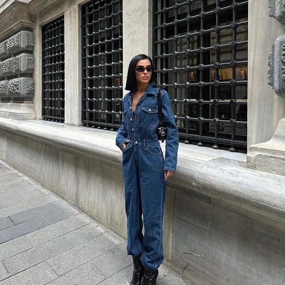 Denim Jumpsuit for women - Picture 8 of 9